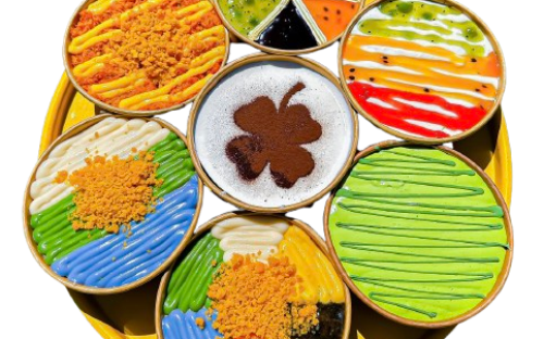 Bánh bông lan trứng muối & bánh ngọt