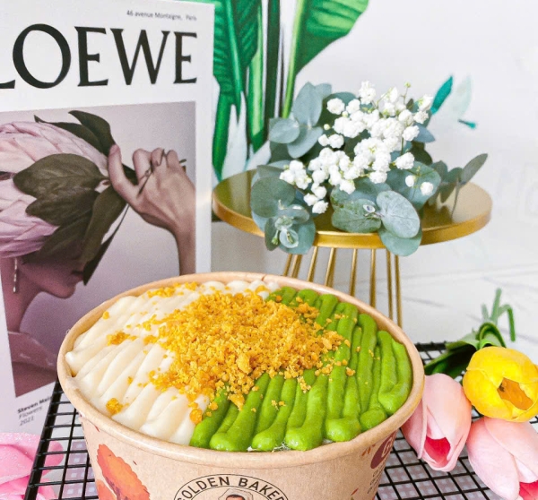 Bánh Bông Lan Trứng Muối 3 Sốt ( Matcha-Phô Mai-Bơ Trứng)