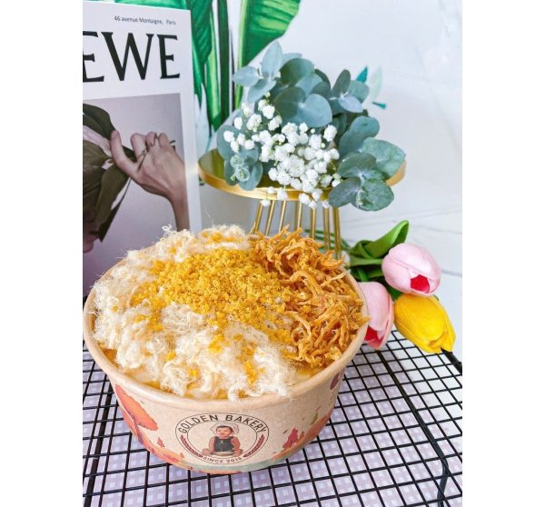 Bánh Bông Lan Sốt Phô Mai Mix Khô Gà
